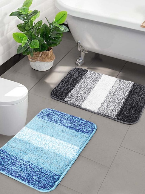 Buy Saral Home Multicolor Polyester 2571 GSM Bath Mats - Set of 2 at Best  Price @ Tata CLiQ