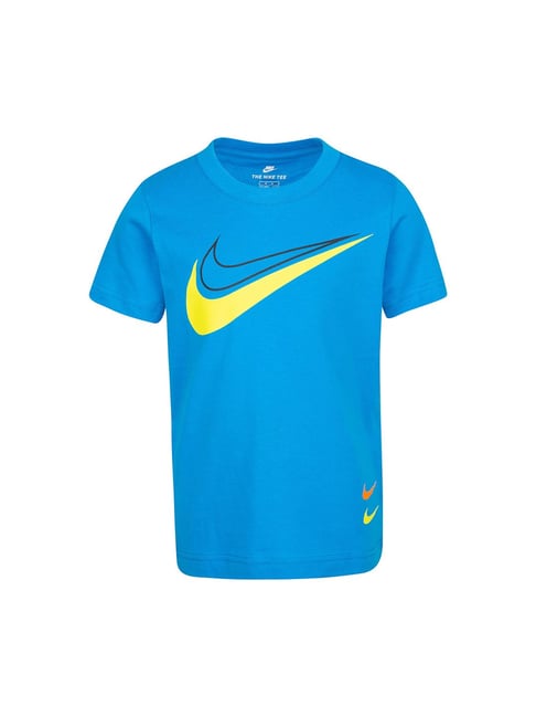 Buy Nike Kids Blue Printed T-Shirt for Boys Clothing Online Tata
