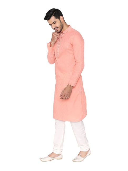 Manyavar men's kurta and churidar outlet set