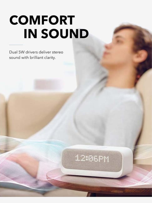 Buy Soundcore Wakey Bluetooth Speaker with Qi Charging Online At