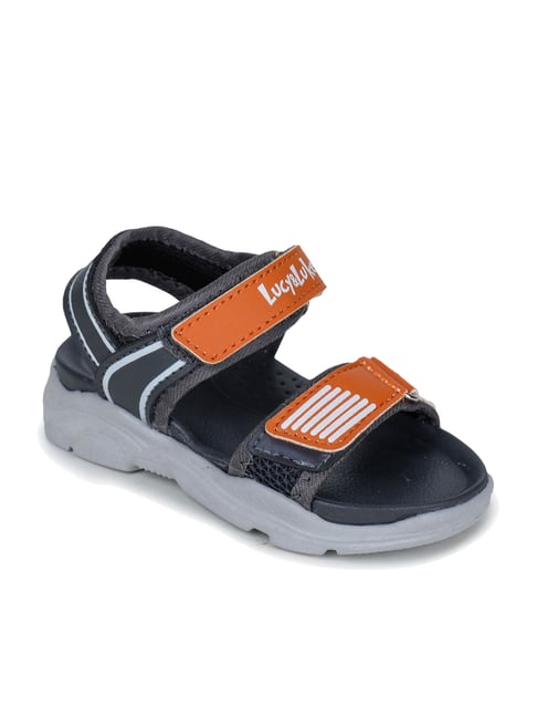 Lucy & Luke By Liberty Kids Grey Floater Sandals