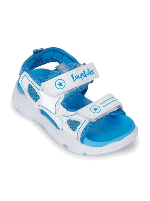 Lucy & Luke By Liberty Kids Blue Floater Sandals