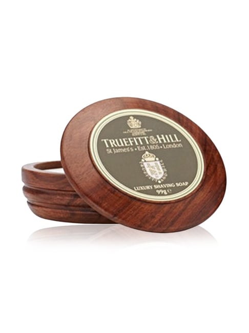 Truefitt & Hill Luxury Shaving Soap with Wooden Bowl - 99 gm