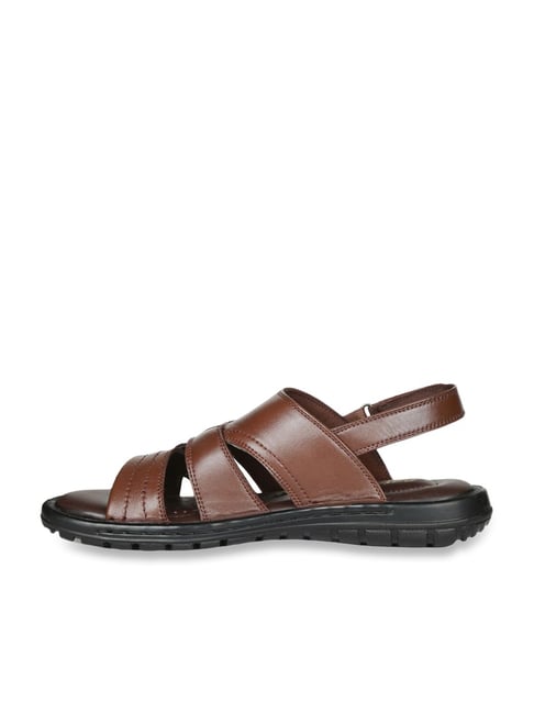 Buy Bata Men's Brown Back Strap Sandals for Men at Best Price