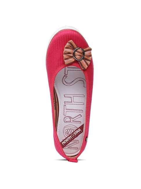 North Star by Bata Women's Pink Flat Ballets