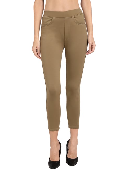 RECAP Beige Skinny Fit Jeggings