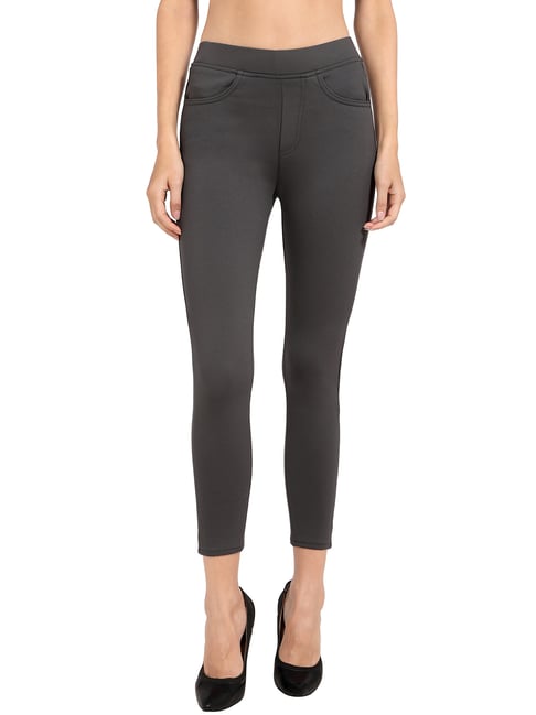 RECAP Ash Grey Skinny Fit Jeggings