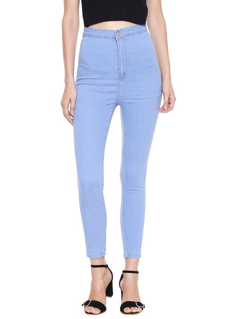 RECAP Sky Blue Cotton Jeans