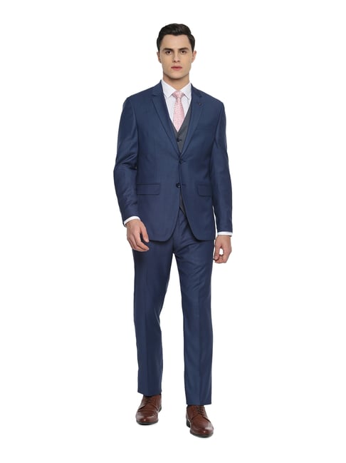 louis philippe suits navy blue