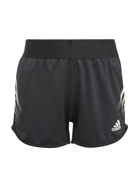 Adidas Kids Black Printed Shorts