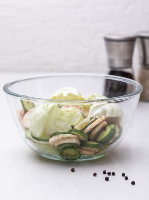 Goodhomes Transparent Glass Mixing Bowl - Set of 1