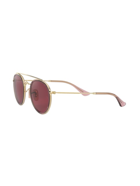 Buy Ray-Ban 0RJ9647S Red Junior Sole Round Sunglasses 46 mm