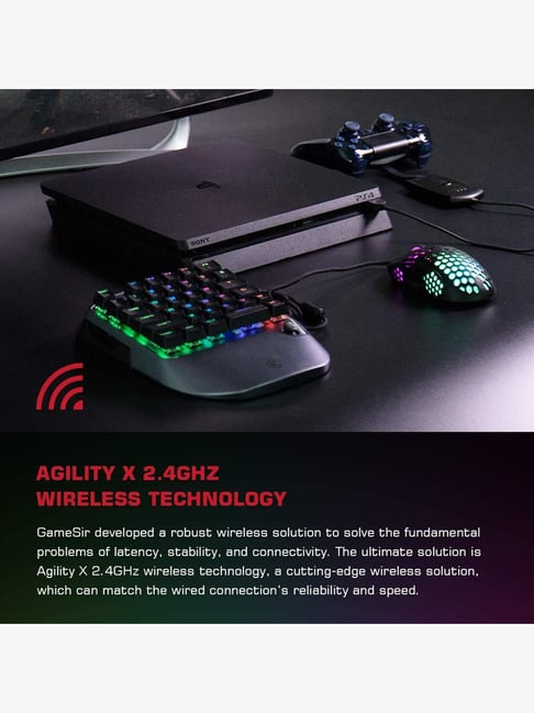 Buy Gamesir Vx2 Aimswitch Wireless Gaming Keyboard Mouse Black Online At Best Prices Tata Cliq