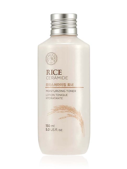 The Face Shop Rice & Ceramide Moisturizing Toner for Moisturize & Brighten Skin - 150 ml