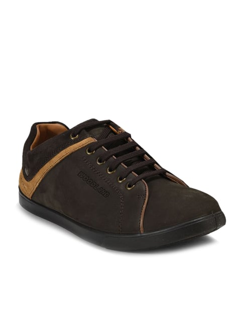 Woodland Men's Russia Brown Casual Sneakers