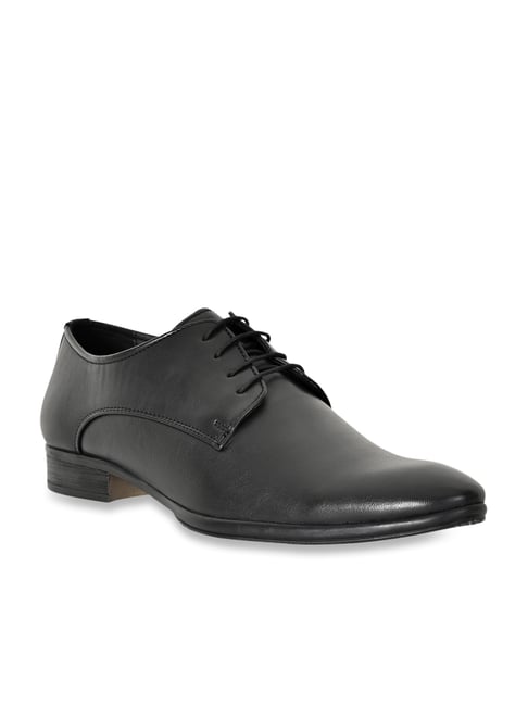 Carlton London Men's Black Derby Shoes