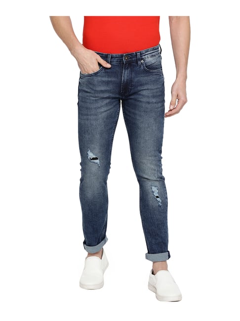 Pepe Jeans Blue Skinny Fit Low Rise Jeans