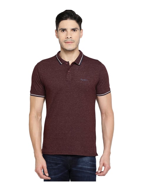 Pepe Jeans Brown Polo T-Shirt