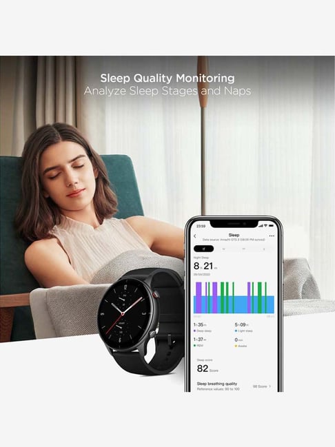 Buy Huami Amazfit GTR 2e Smartwatch (Obsidian Black) Online At