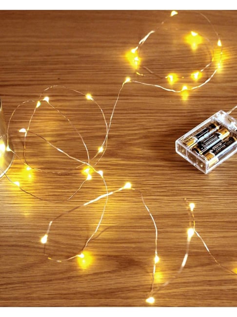 yellow led string lights