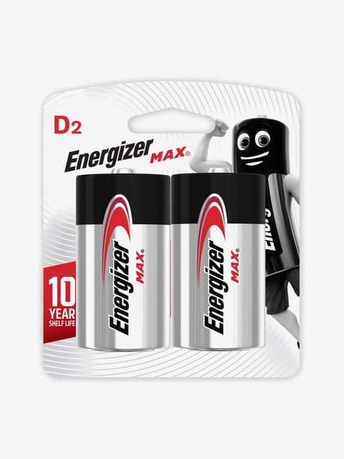 Energizer D Size BP2 Alkaline Batteries (Silver)