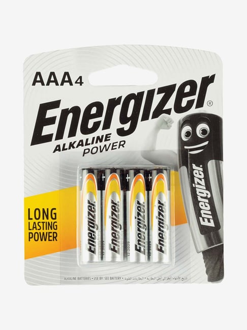 Energizer 3A BP4 Alkaline Power Batteries (Silver)