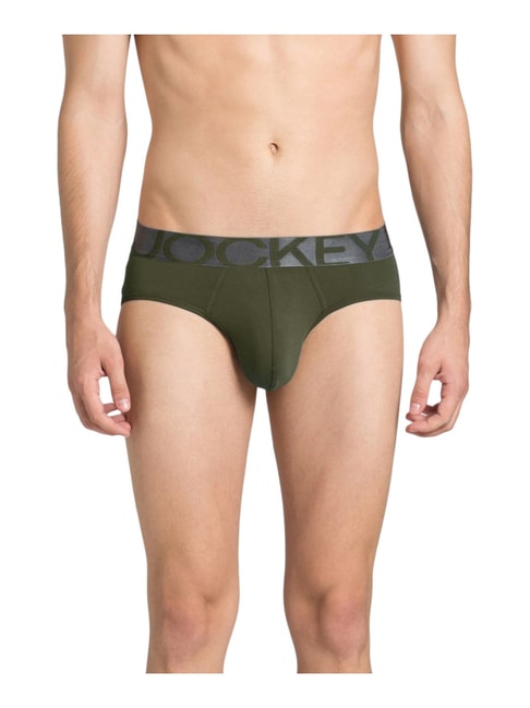 Buy Jockey Green Comfort Fit Briefs for Mens Online @ Tata CLiQ