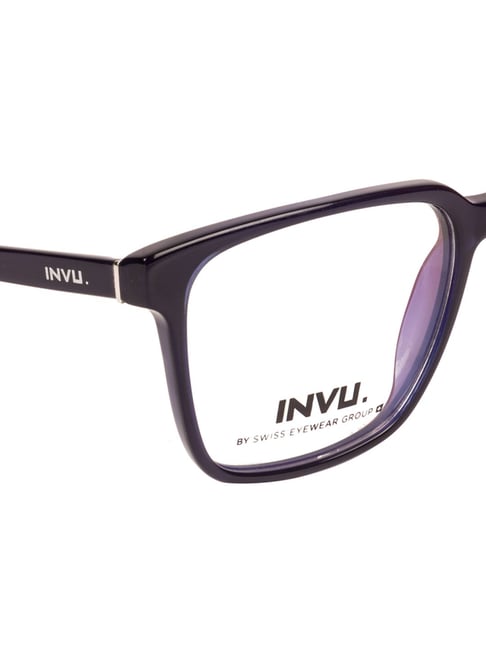 Buy INVU A4014C Navy Full Rim Square Frame For Men At Best Price