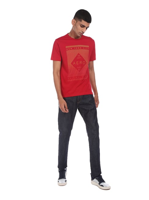 Aeropostale Red Graphic Print T-Shirt - Flexi Collection