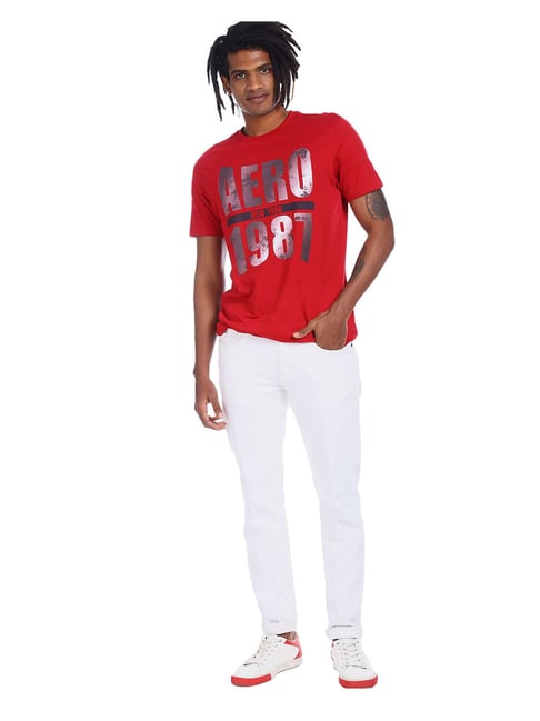 Aeropostale Red Printed T-Shirt - Flexi Collection