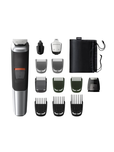 Philips Multigroom Series 5000 MG5740/15 12-in-1 Trimmer for Men (Black/Silver)