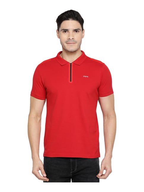 Pepe Jeans Red Polo T-Shirt