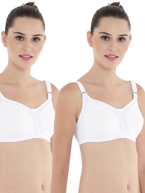Buy Floret Multicolor Non Wired Full Coverage Bra (Pack Of 2) for