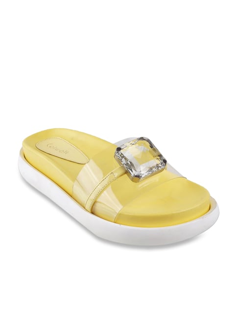 Catwalk Women's Candies Yellow Casual Sandals