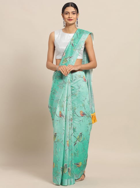 Aqua Blue Colour Soft Lichi Silk Saree With Rich Pallu – Sareewave