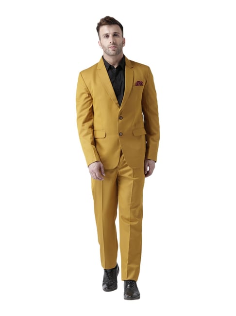 Yellow Double Breasted New Arrival Men Suits for Prom – Dbrbridal