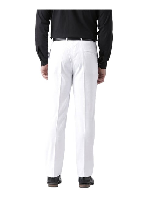 White Dress Pants with Navy Long Sleeve Shirt Outfits For Men (24 ideas &  outfits) | Lookastic