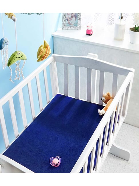 Buy Elementary Blue Smart Dry Waterproof Bed Protector Sheet Set