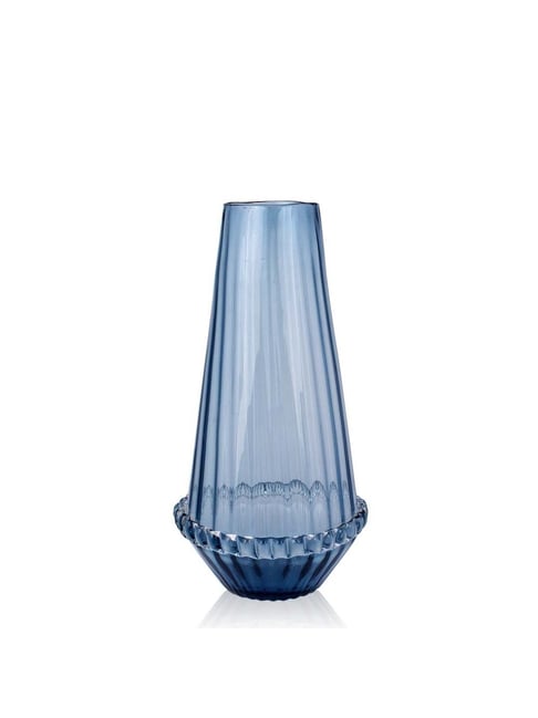 ripple glass vase