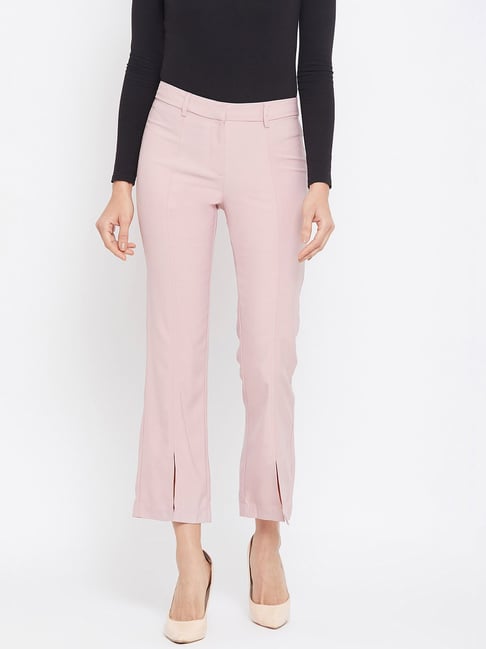 Camla by MADAME Dusty Pink Regular fit Trousers