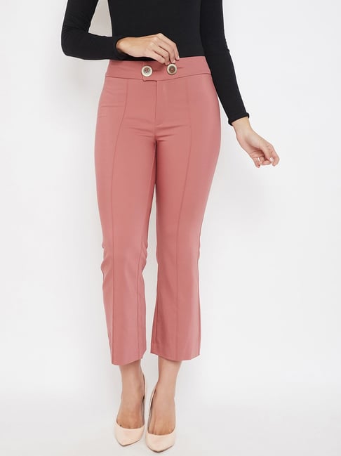 Camla by MADAME Blush Regular fit Trousers