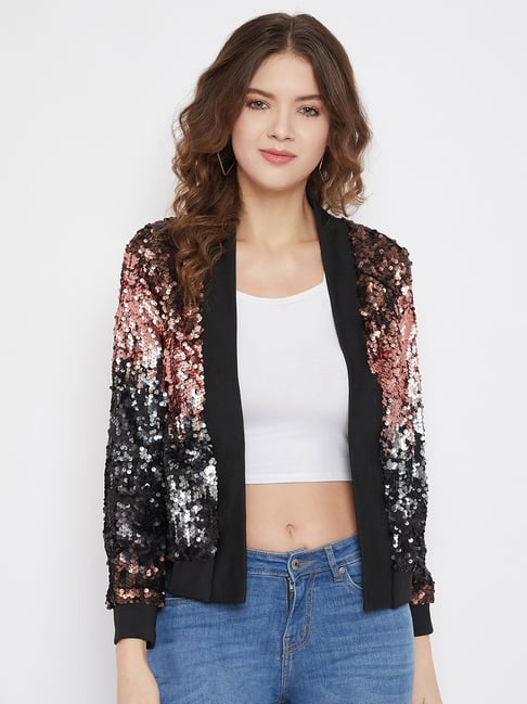 Black shop embellished shrug