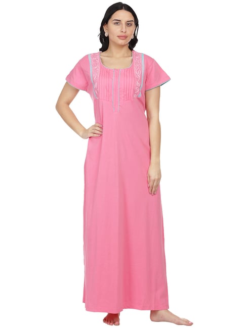 embroidered nighty