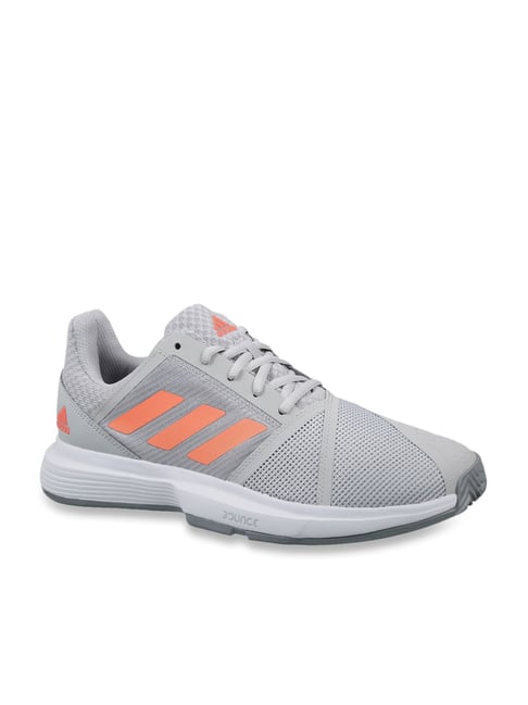 Buy Adidas Men s CourtJam Bounce M Grey Tennis Shoes for Men at Best Price Tata CLiQ