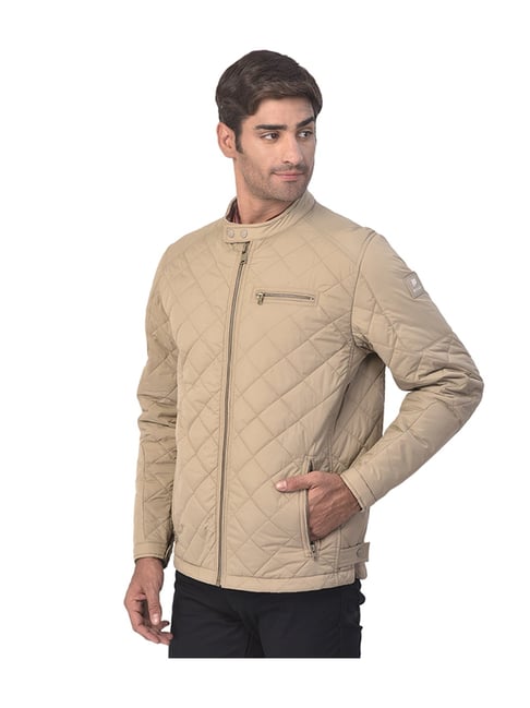 Buy Woodland Black Regular Fit High Neck Jacket for Men Online @ Tata CLiQ