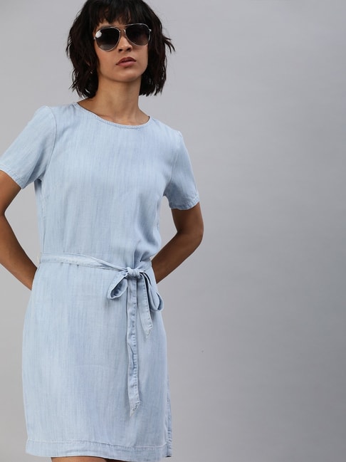 Levi's Blue A-Line Dress Price in India