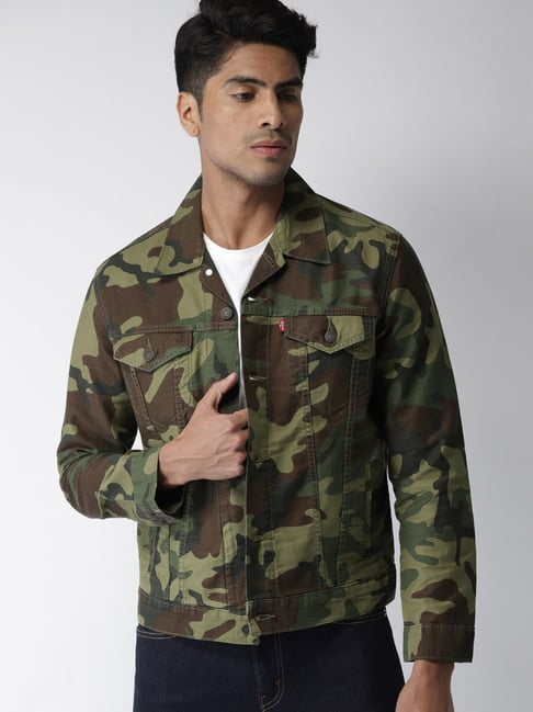 Buy Men HYPAWARM™ Windcheater Bomber Jacket Brown Camo Online | Wildcraft