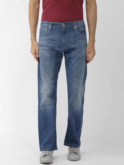 Levi's 16382-0001 Blue Cotton Bootcut Jeans