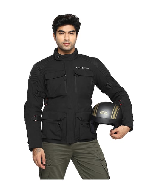 Buy Royal Enfield Black Full Sleeves Riding Jacket for Men Online @ Tata  CLiQ