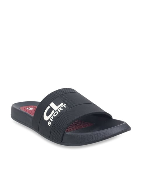 Buy CARLTON LONDON Men Black Sandals Online at Best Price